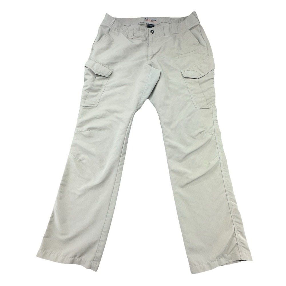 5.11 Tactical Women Cargo Pants Size 14 Regular‎ Khaki Ripstop Utility Hiking